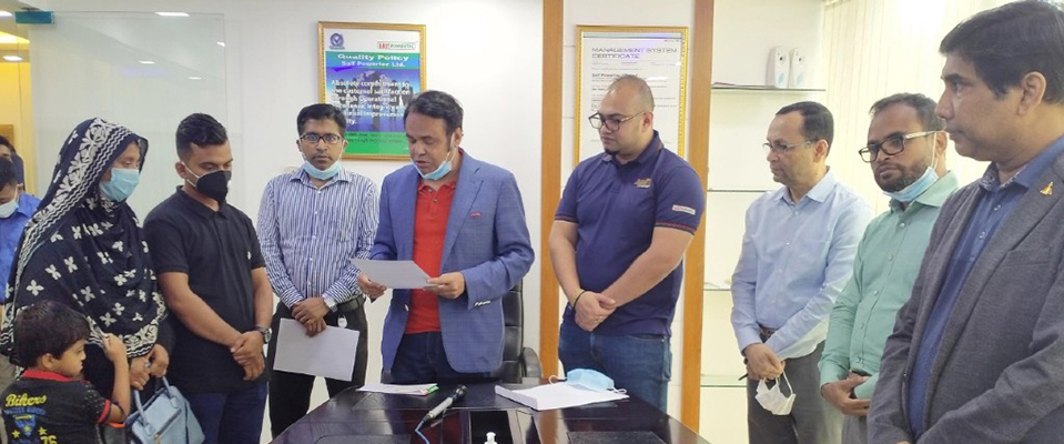 Saif Powertec Donate TK 25,000 each month for  N’gang explosion Victim’s family