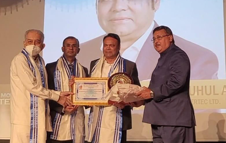 Honorable Managing Director Saif Powertec Limited received the coveted “MOTHER TERESA INTERNATIONAL AWARD” in Kolkata, India